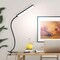 LED Desk Lamp with Eye-Caring LED Light and Metal Clip, 11 Level Brightness 3 Color Modes, Power by USB Port 5W Flexible Gooseneck Reading Light for Home and Office (5W, Black)